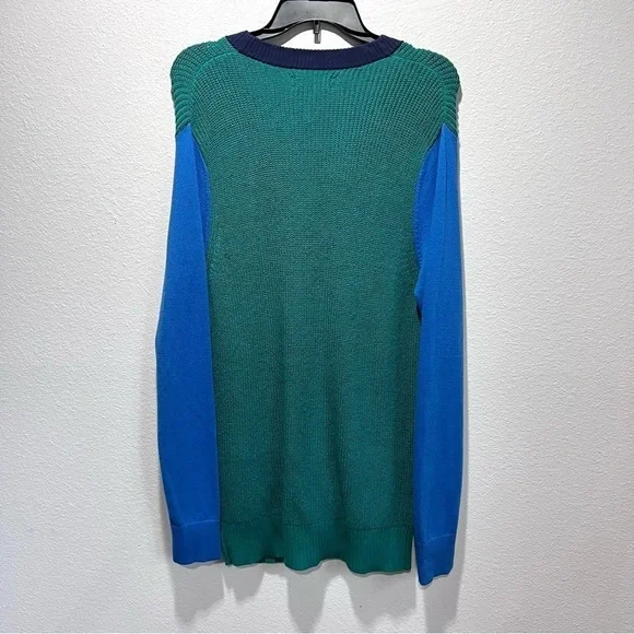 BP. Men's Colorblock Varsity Cardigan - Picture 5 of 7